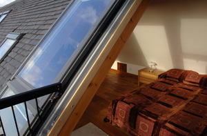 View into bedroom of loft conversion