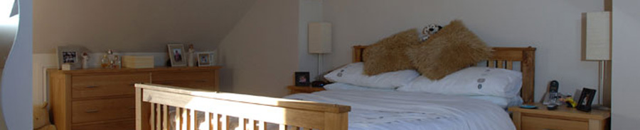 Bed in loft conversion